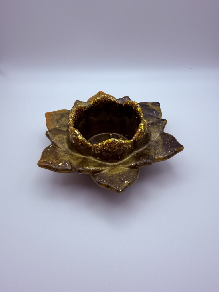 Waxinelichthouder lotus